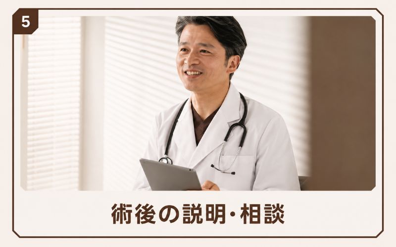 メンズライフクリニック 包茎手術 説明 相談