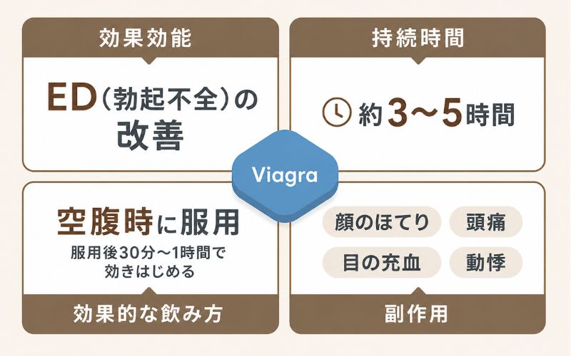 バイアグラ 効果 副作用