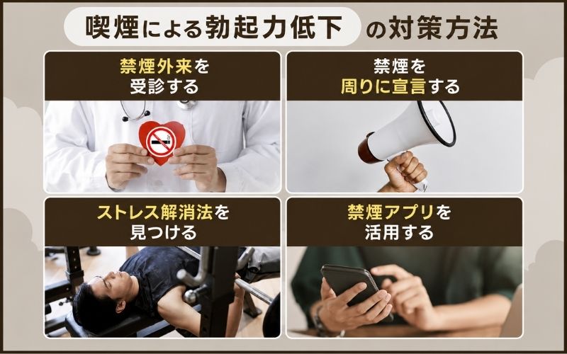 喫煙によるED 対策方法