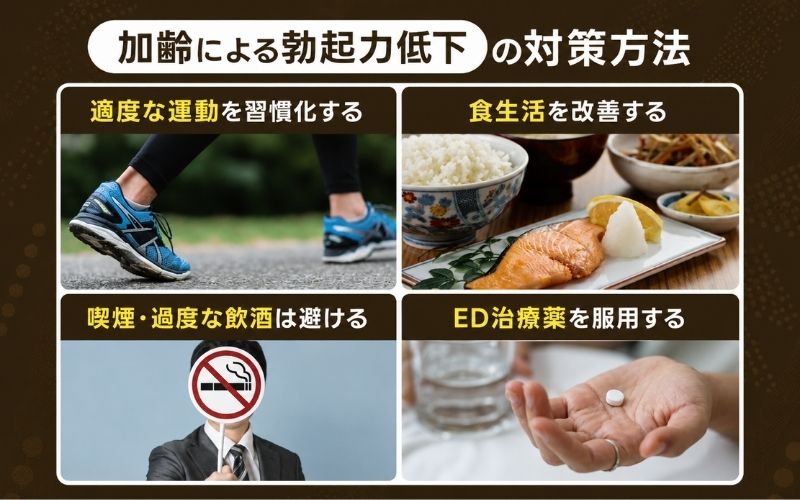 加齢によるED 対策方法