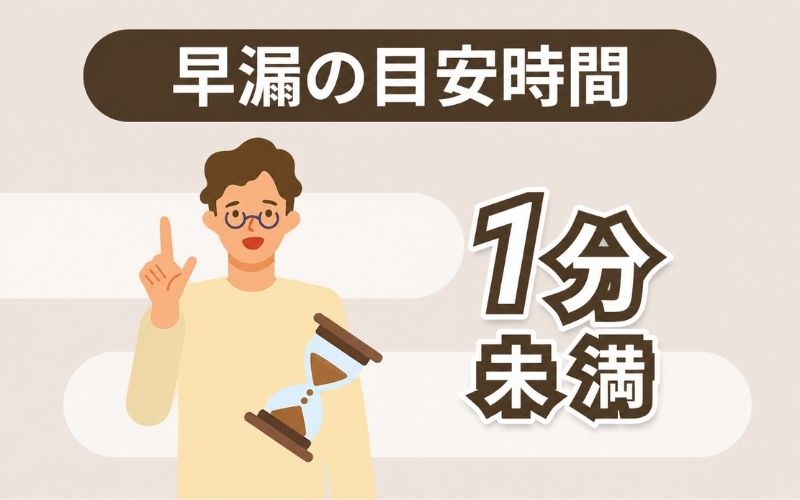 早漏　対策　目安時間