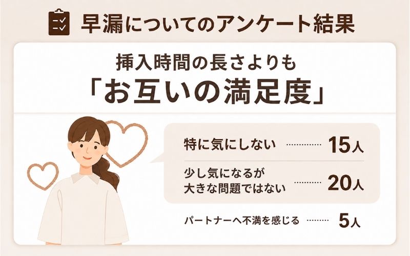 早漏　女性　アンケート